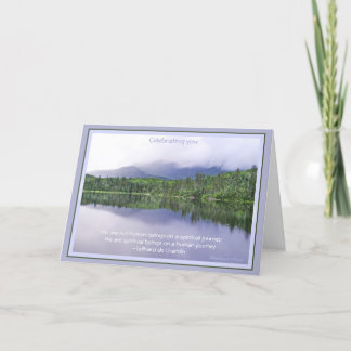 Birthday: Journey of life Card