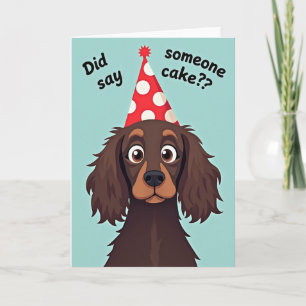 Birthday Joy Dog Card