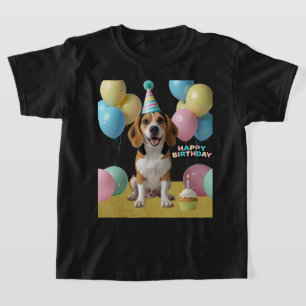 Birthday Joy with My Beagle T-Shirt