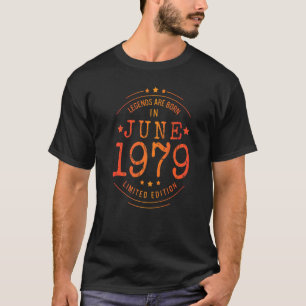 Birthday June 1979 Year  Used Legends T-Shirt
