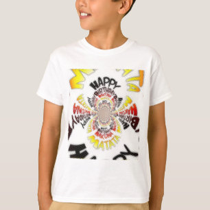 Birthday Kaleidoscope Art Print T-Shirt