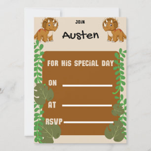 Birthday kids invitation