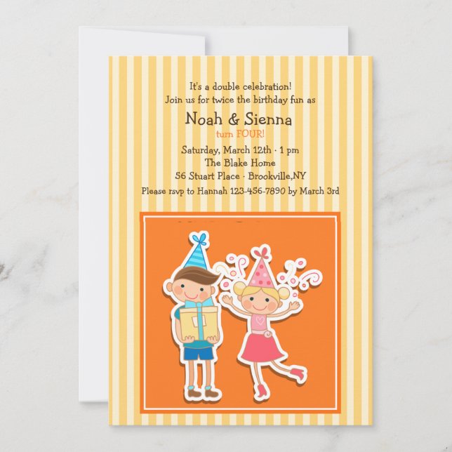 Birthday Kids Invitation (Front)