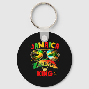 Birthday King 50th Jamaica 2025 Key Ring