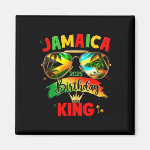 Birthday King 50th Jamaica 2025 Magnet