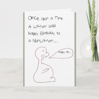Birthday - Lawyers & Card