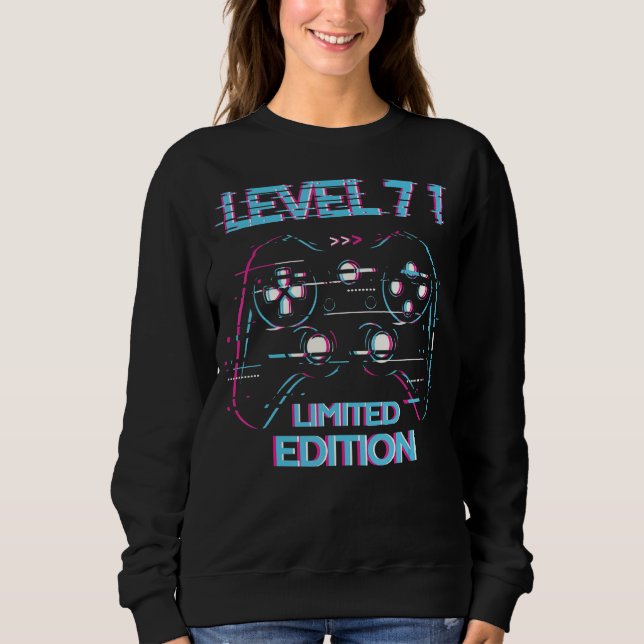 Birthday Level 71 Years  Gaming  Used Sweatshirt (Front)