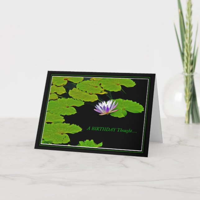 BIRTHDAY Lily Pad Card (Front)