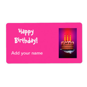 Birthday Lollipop Tags Party Favours Wrapper Label