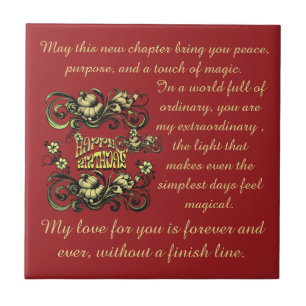 BIRTHDAY LOVE GIFT MOM DAD SISTER DAUGHTER BROTHER TILE