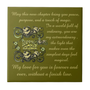 BIRTHDAY LOVE GIFT MOM DAD SISTER DAUGHTER BROTHER TILE