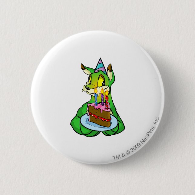 Birthday Lupe 6 Cm Round Badge (Front)