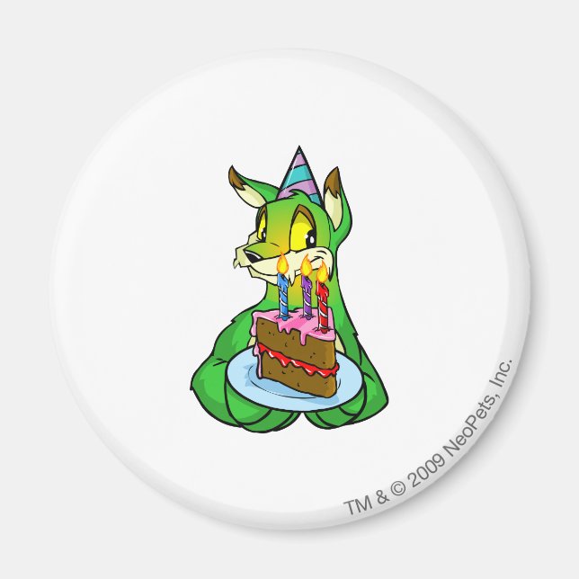 Birthday Lupe Magnet (Front)