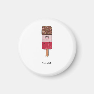 Birthday magnet, you're fab popsicle magnet