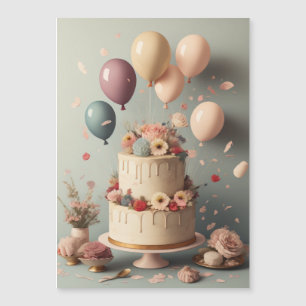Birthday Magnetic Invitation