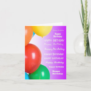Birthday - Many more Card