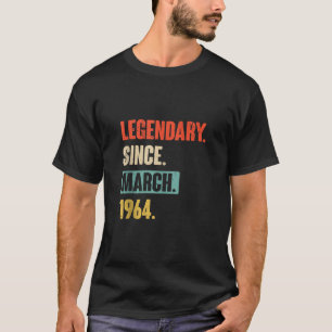 Birthday March 59Th Decoration 59 Years Old Vintag T-Shirt