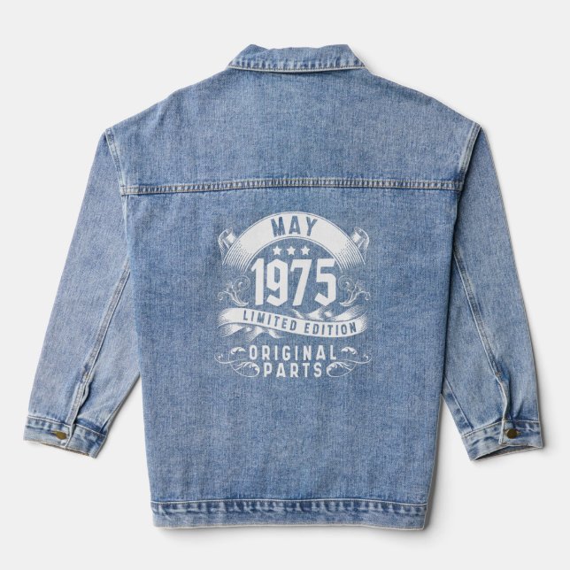 Birthday  May 1975  Denim Jacket (Back)
