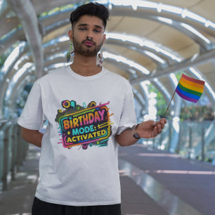 Birthday Mode Activated Graffiti Tee
