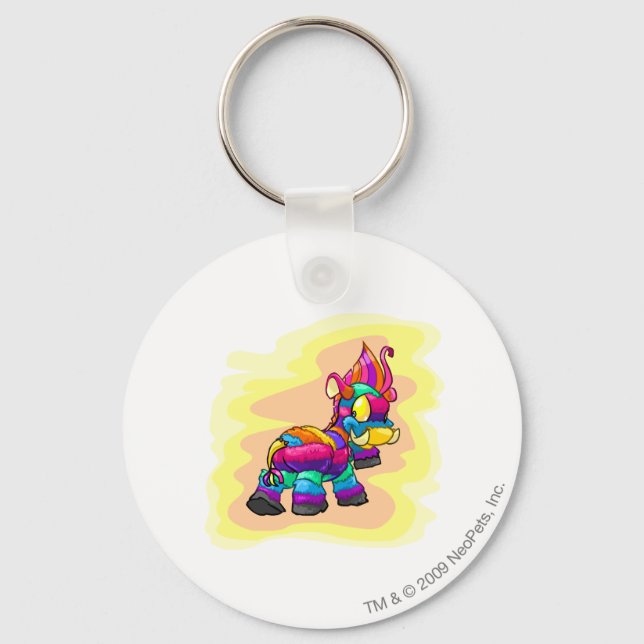 Birthday Moehog Key Ring (Front)