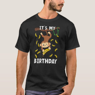 Birthday monkey Years Old monkeys B-day T-Shirt