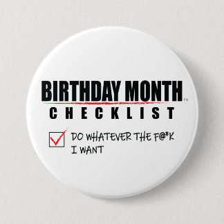 Birthday Month Checklist Button