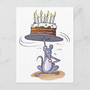 Birthday Mouse Postcard