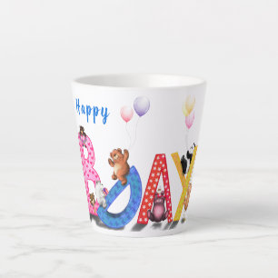 Birthday Mug Gift with Baby Bears Party