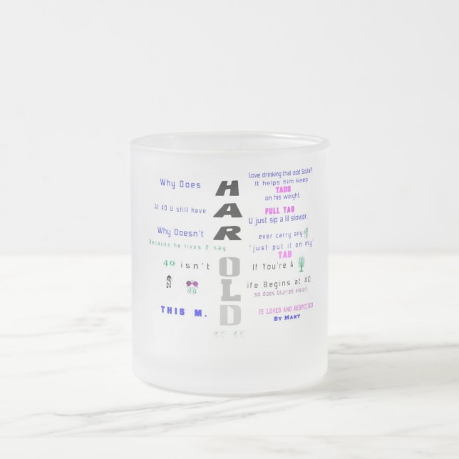 Birthday Mug - H (Center)