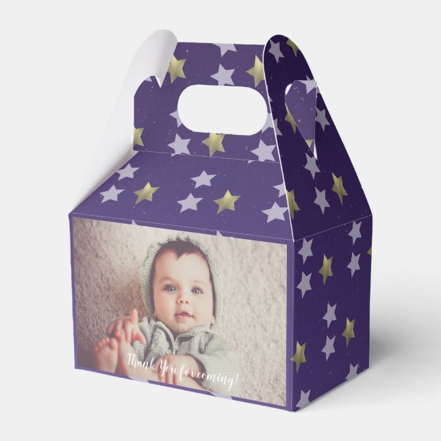 Birthday Multi Mixed Stars Favour Box (Front Side)