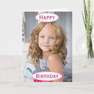 Birthday Mum World's Best Ever Kids Photo Card