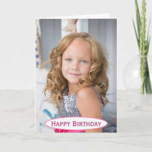 Birthday Mum World's Best Ever Kids Photo Card