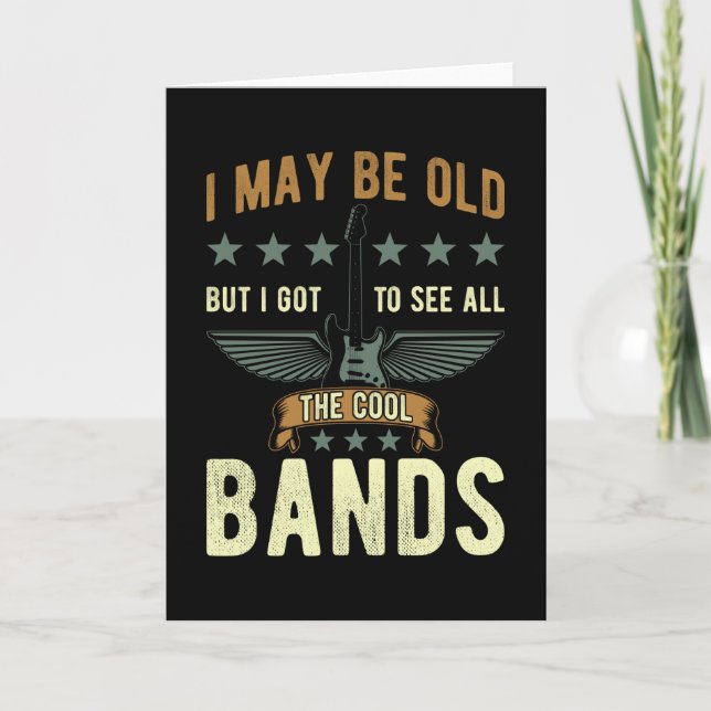 Birthday Music Fan Gift Card (Front)