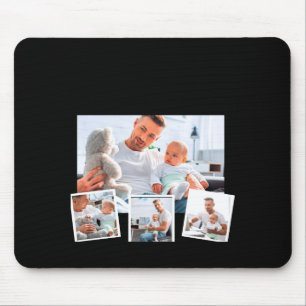 Birthday Name Age Photo Collage  Mouse Pad