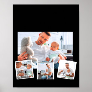 Birthday Name Age Photo Collage Poster