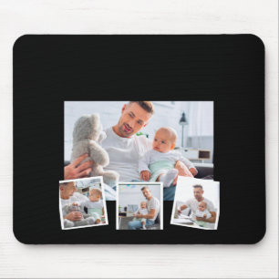 Birthday Name Age Photo Collage T Shirt Mouse Pad
