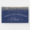 Birthday Navy Blue Gold Any Age Glitter Girly