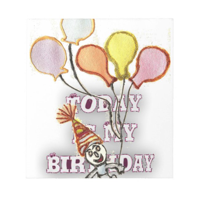Birthday Notepad (Front)