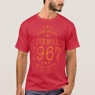 Birthday November 1967 Year Limited Edition Used L T-Shirt
