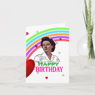 Birthday of a nurse  card