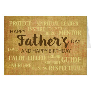 Birthday on Father's Day Religious Qualities