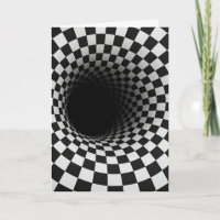 Birthday Optical Illusion Black Hole