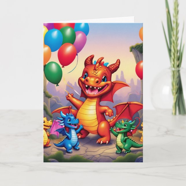 Birthday / or Other Parties-  Folded Greeting Card (Front)