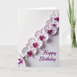 Birthday Orchid Bloom Card