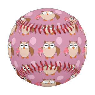Birthday Owl Baseball