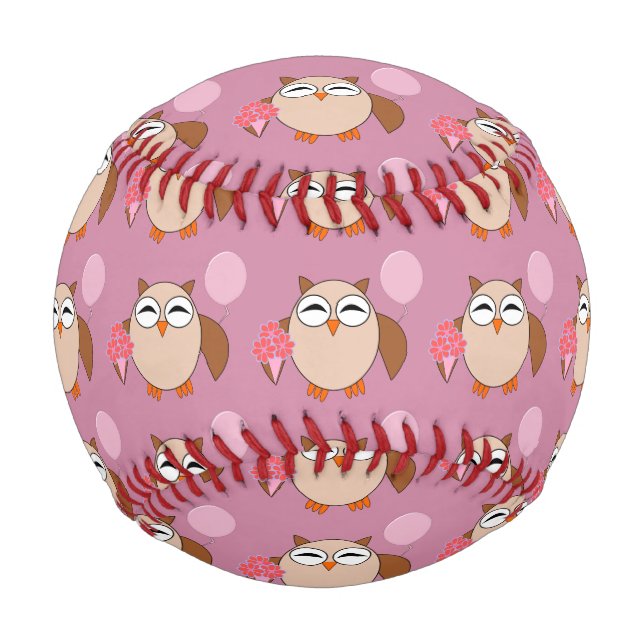 Birthday Owl Baseball (Front)