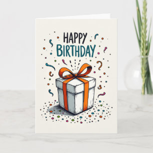 Birthday Package Art Card