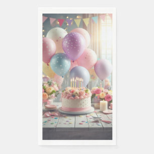 birthday Paper Guest Towels  Napkin