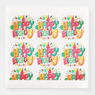 Birthday paper Napkins
