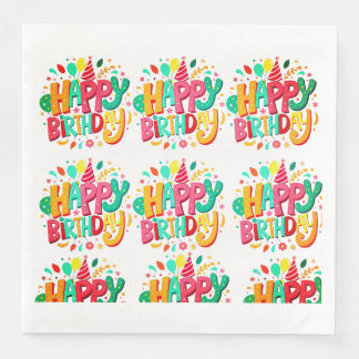Birthday paper Napkins